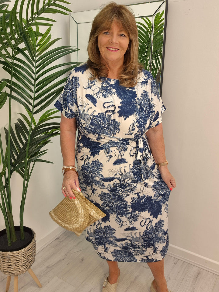 Jungle Tie Dress - (choose your Colour)