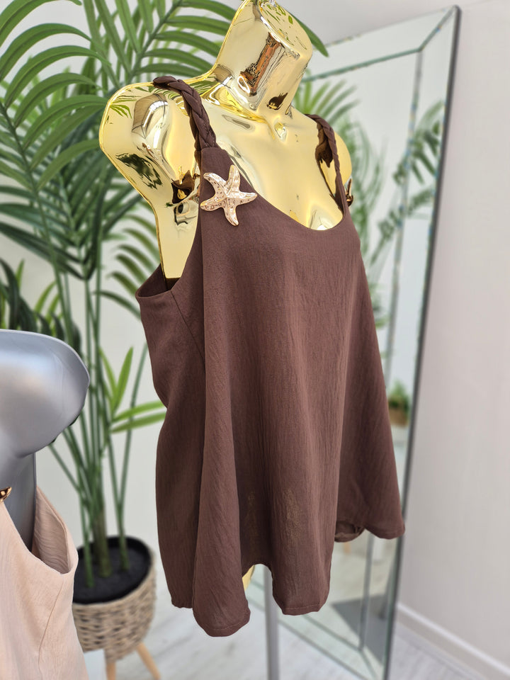 Starfish Plaited Top (choose your Colour)