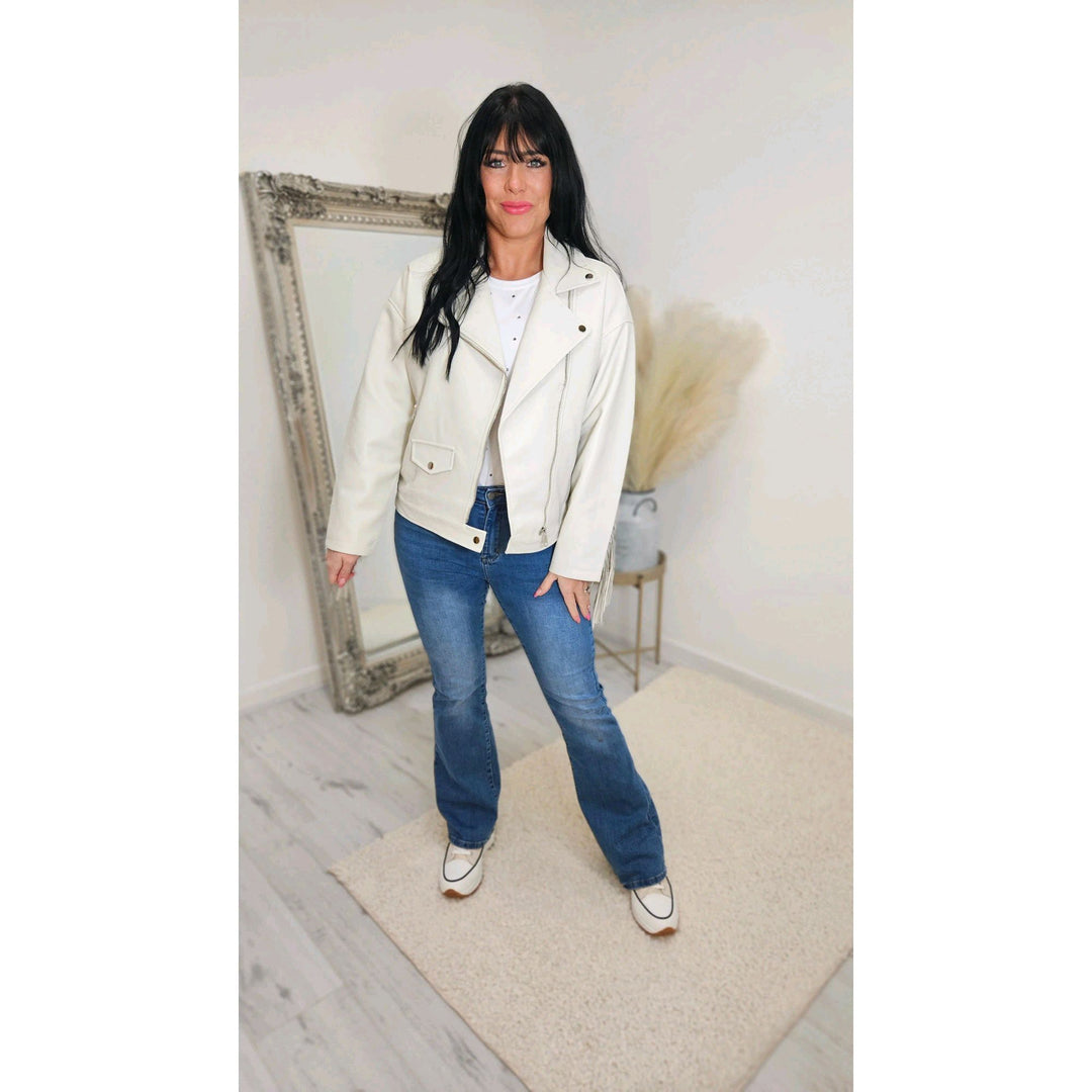 Francesca Fringed Jacket - (choose your Colour & Size)