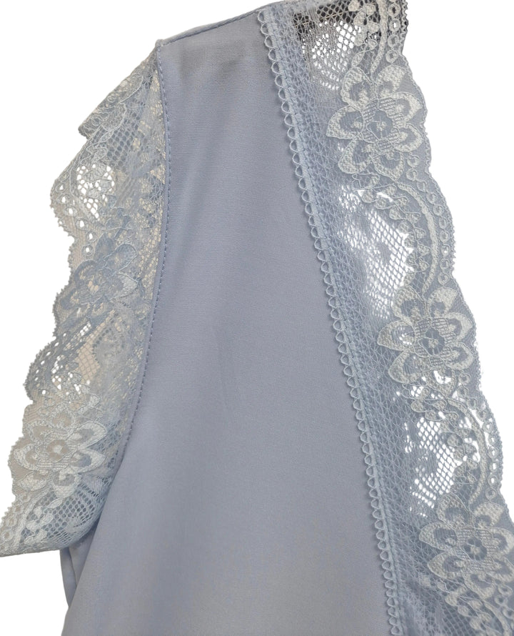 Linzi Lace Trim Top (fits Sizes 10 to Size 16) - (choose your Colour)