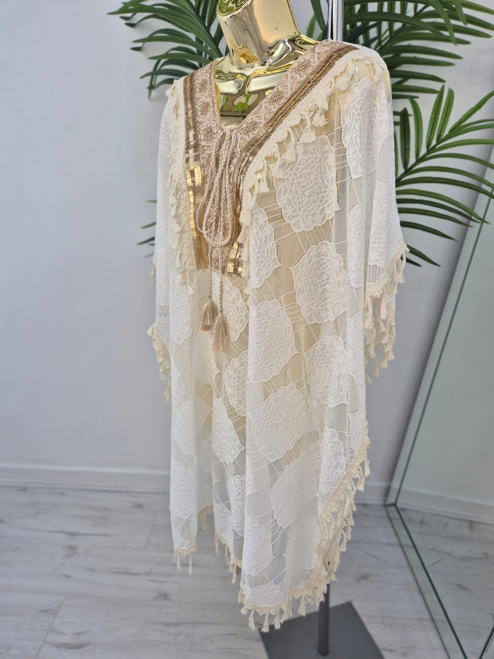 Marbella Tasselled Beach Dress - (choose your Colour) - (One Size - fits up to Size 16)