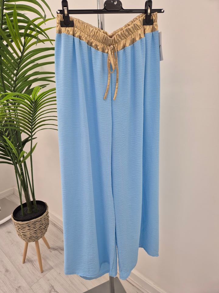 Cleo Two Piece Co-ord Tie Top Set - (choose your Colour) (Curvy)