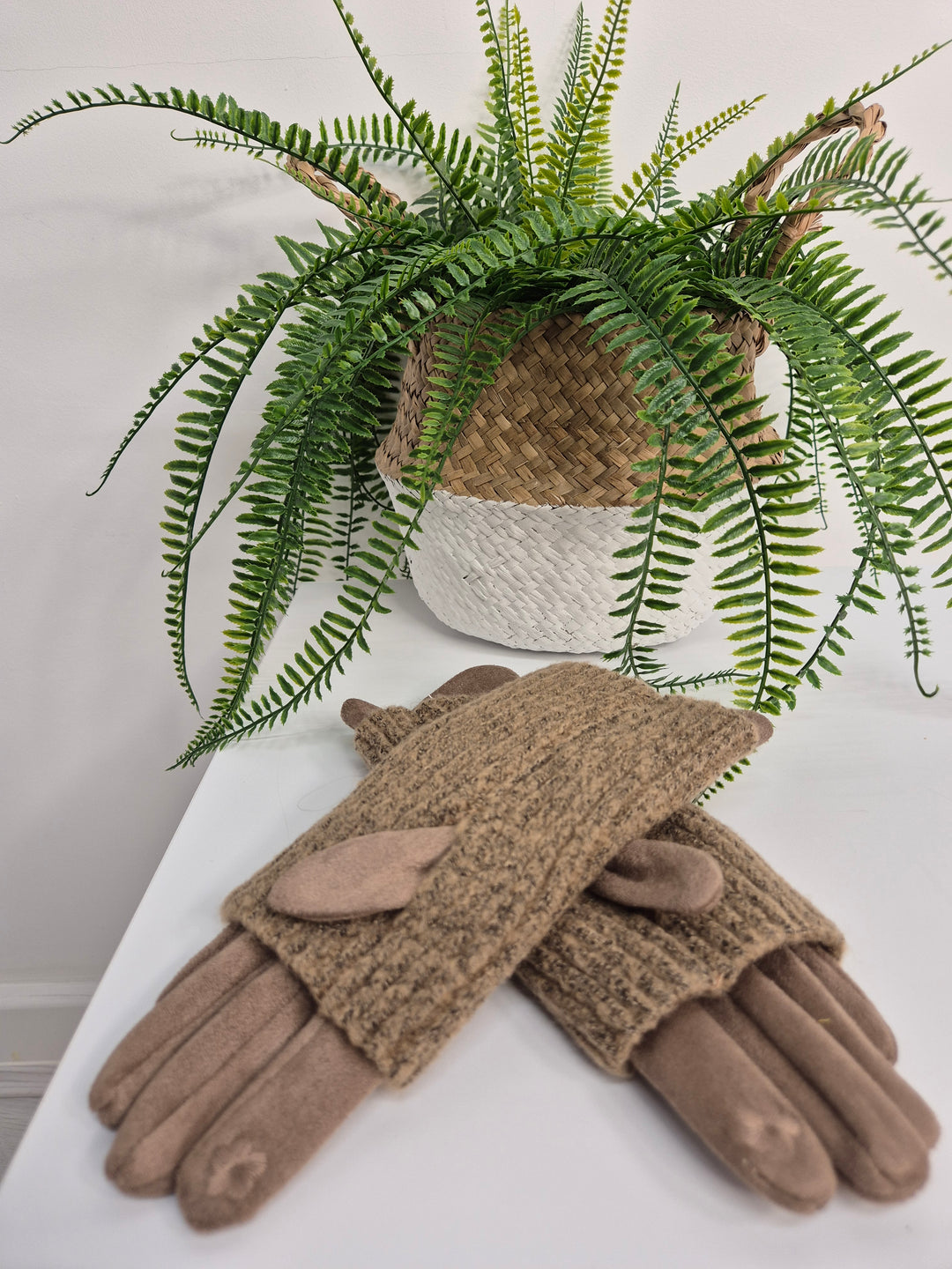 4 in 1 Gloves - Mocha