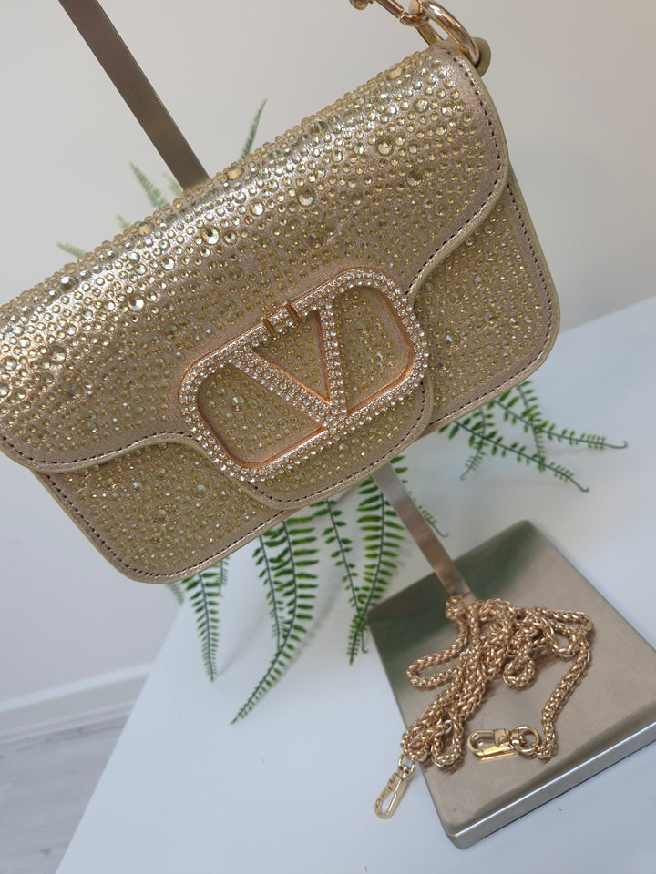 Crystal Bag - Gold