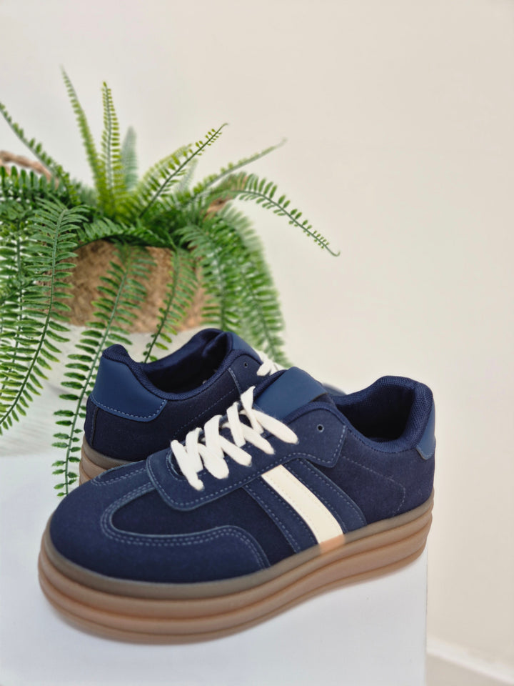 Dakota Chunky Trainers - Blue (choose your Size)