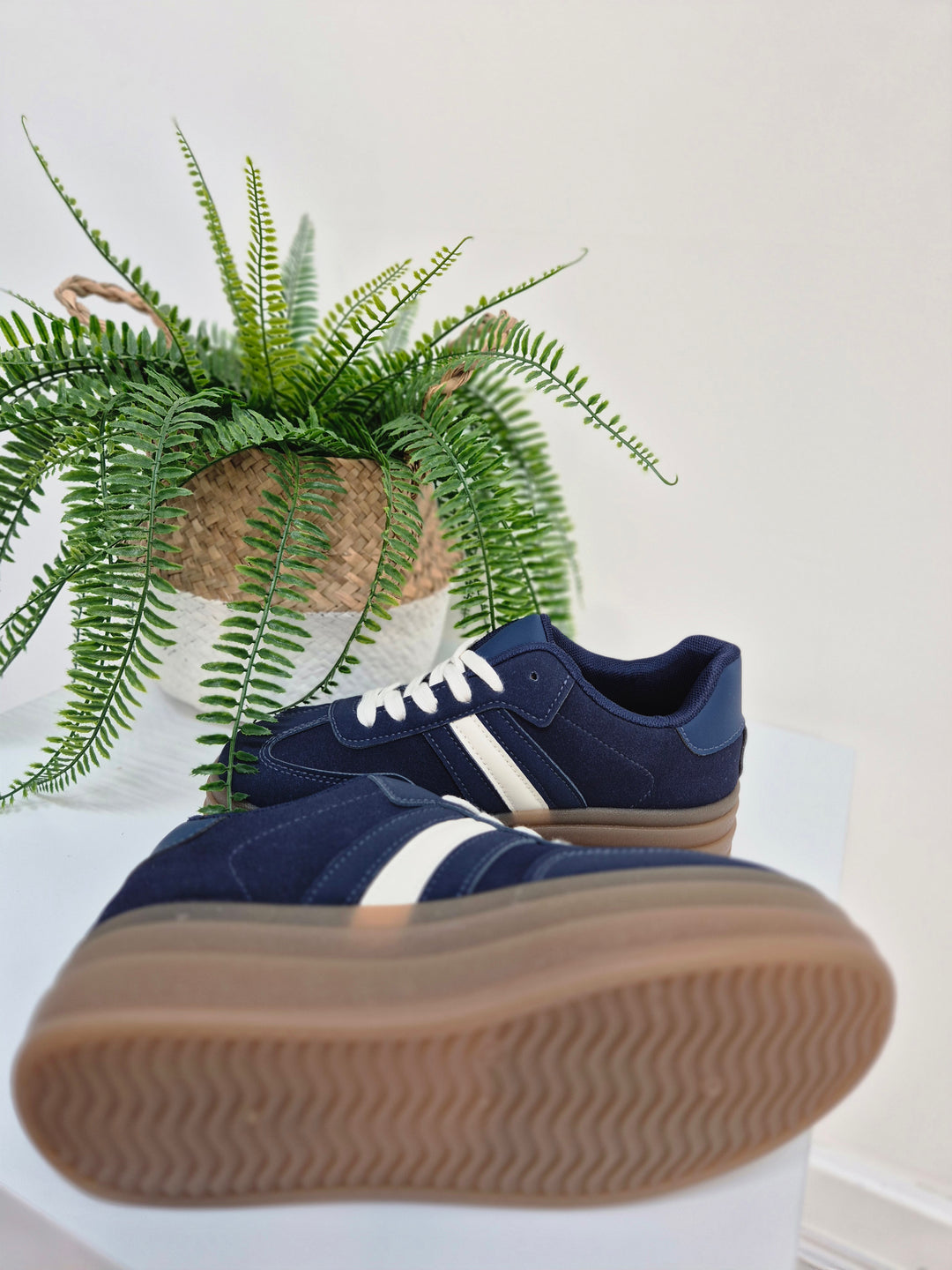 Dakota Chunky Trainers - Blue (choose your Size)