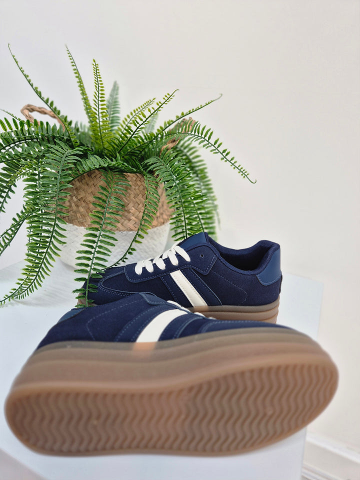 Dakota Chunky Trainers - Blue (choose your Size)