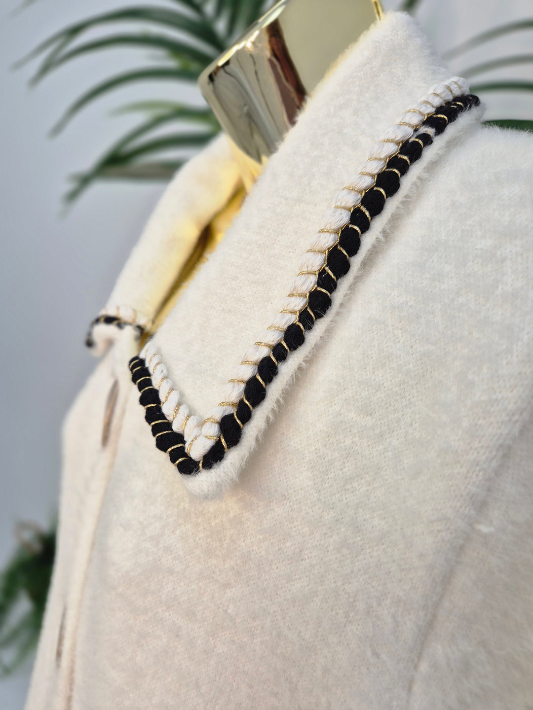 Coco Longline Jacket/Cardigan - Cream (One Size - fits from Size 10 up to Size 14/16)