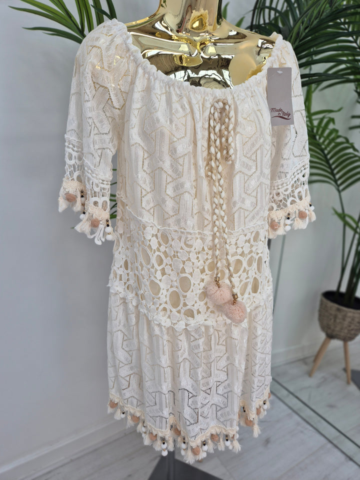Barbados Bardot Kaftan/Beach Dress - One Size