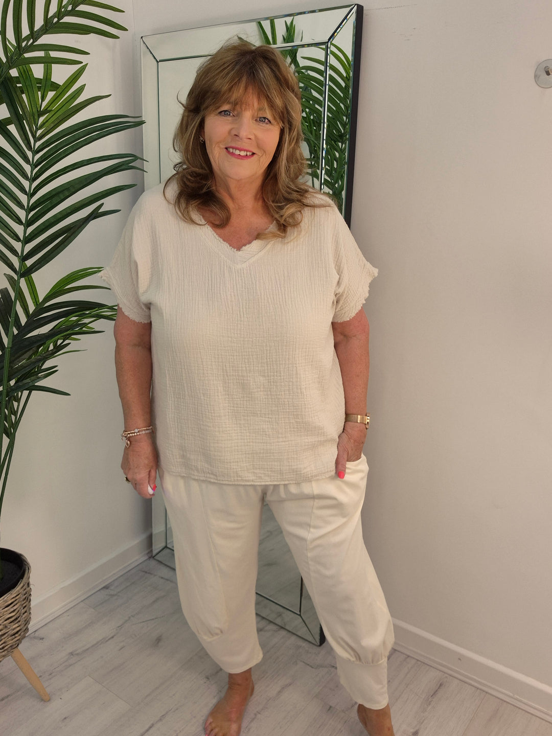 Kizzy Cocoon Pants - (choose your Colour) (Curvy)