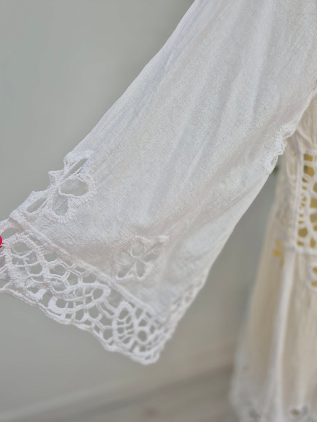 Boho Crochet Beach Dress/Top - White