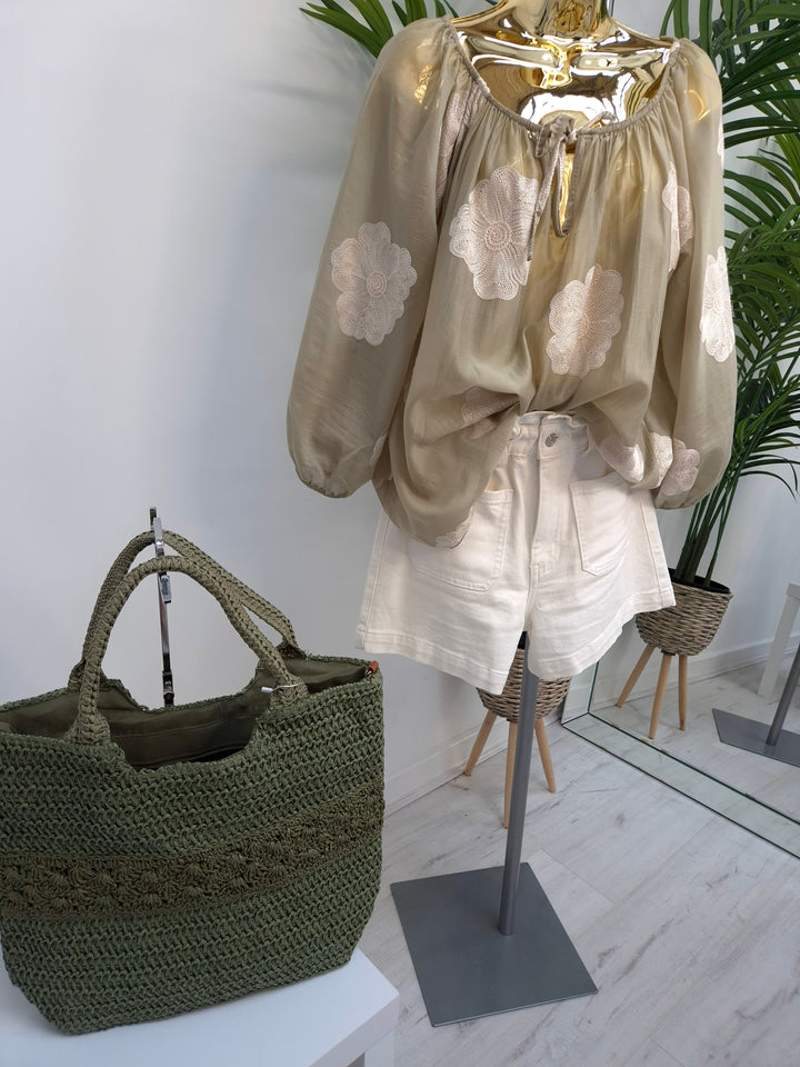 Sicily Raffia Bag - (choose your Colour)