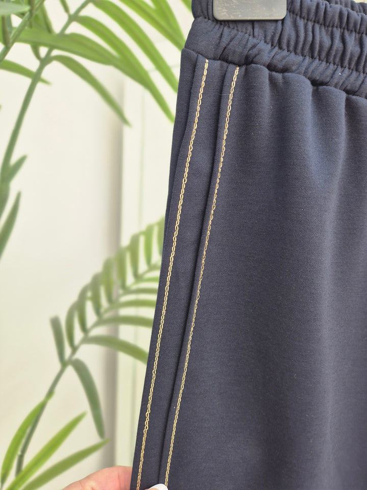 Sassy Metallic Wide Leg Pants - (choose your Colour) - One Size