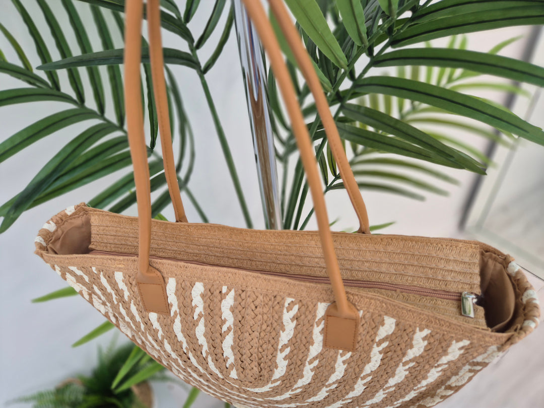 Two Tone Beach Bag