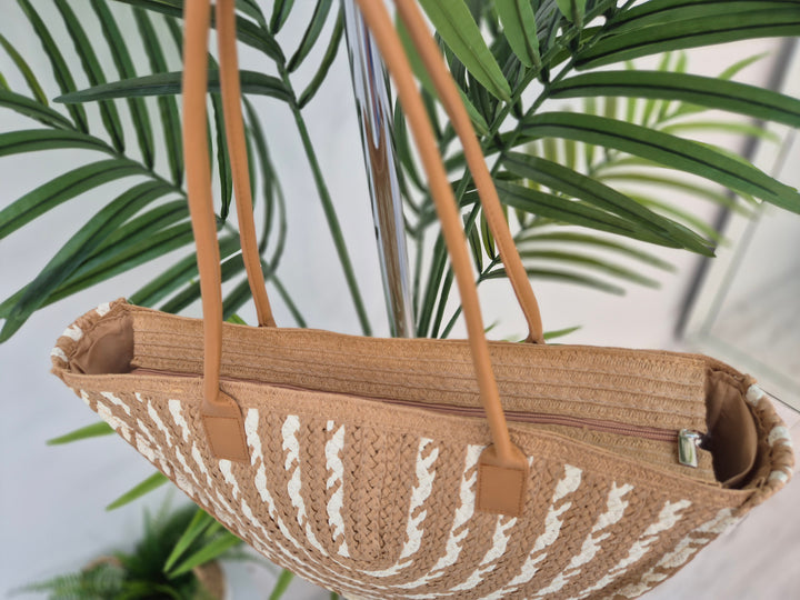 Two Tone Beach Bag
