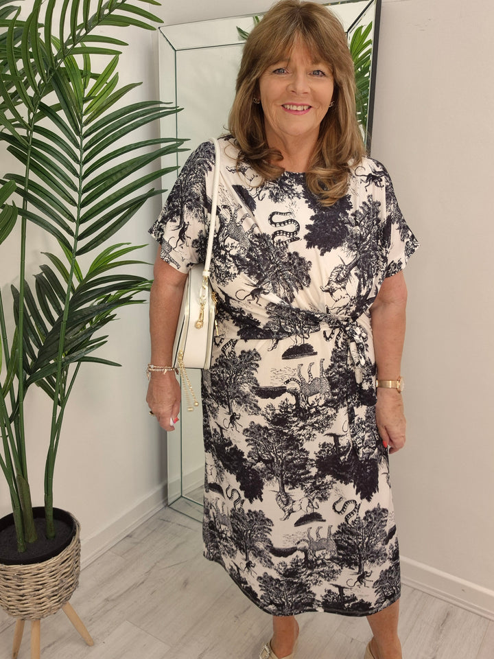 Jungle Tie Dress - (choose your Colour)