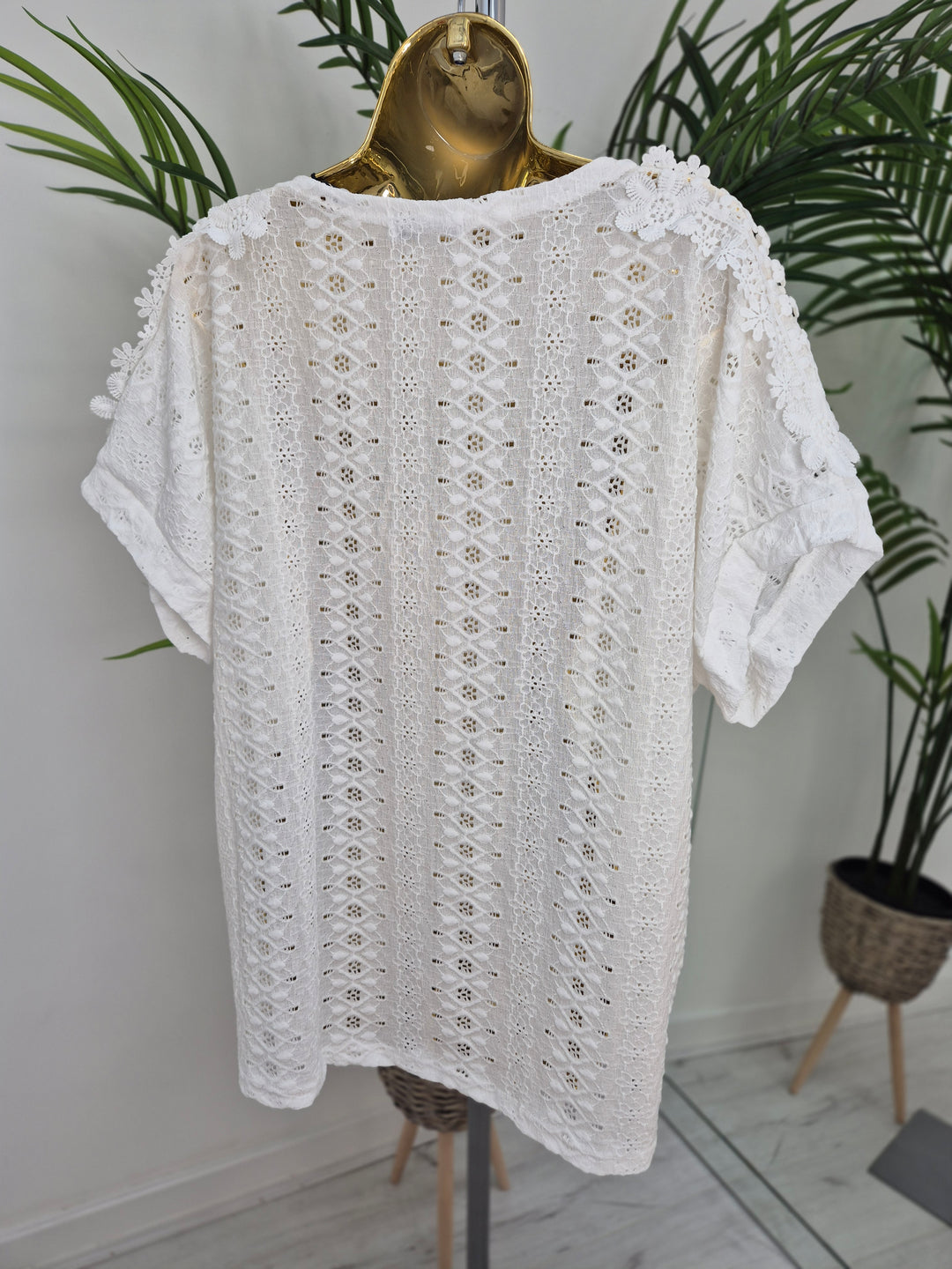 Florence Lace Top - (choose your Colour) (Oversized)