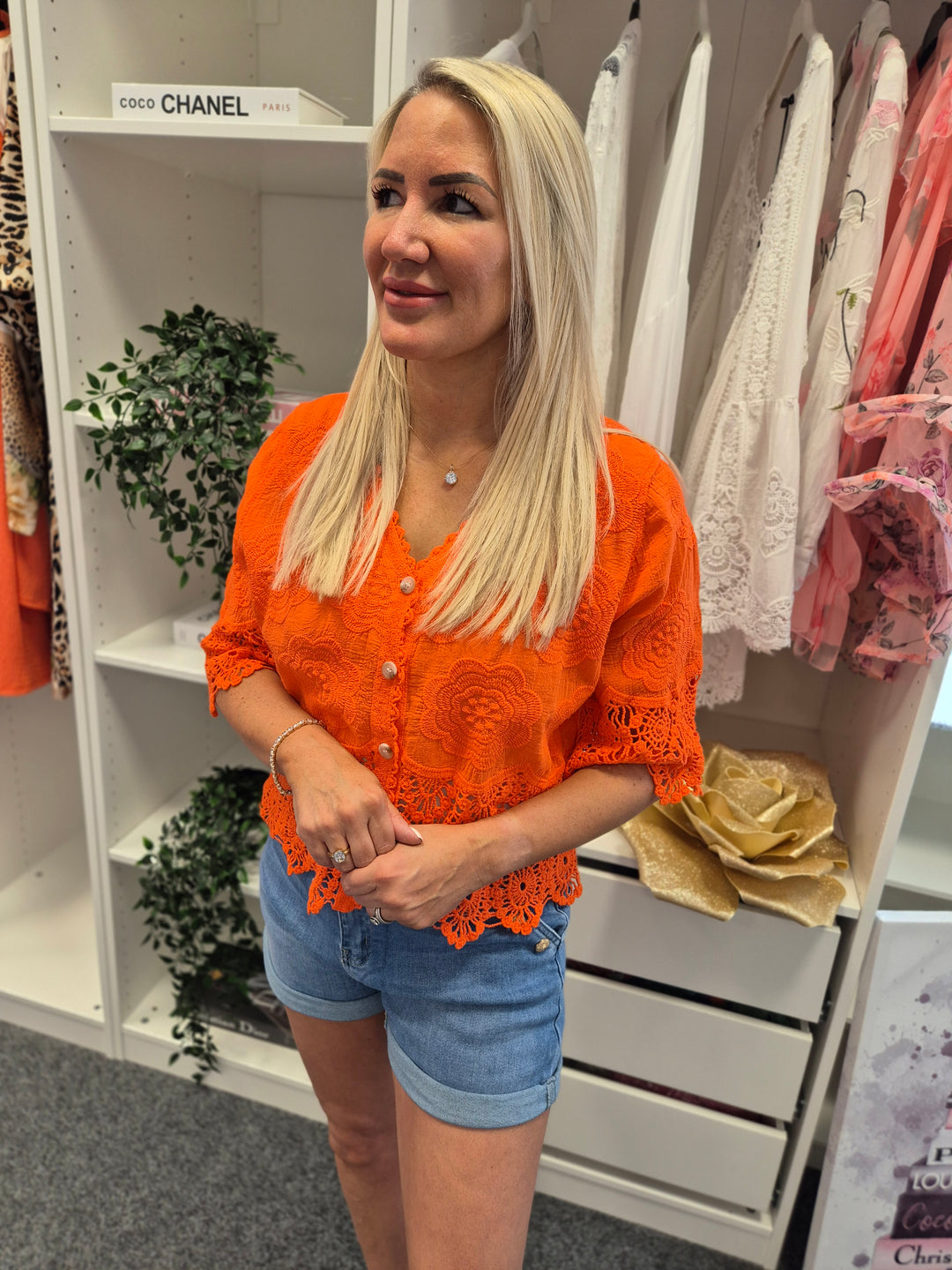 Florence Lace Top - (choose your Colour)