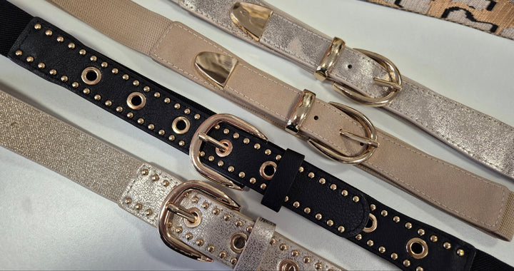 Stretchy Belt (Metallic) - (choose your Colour)