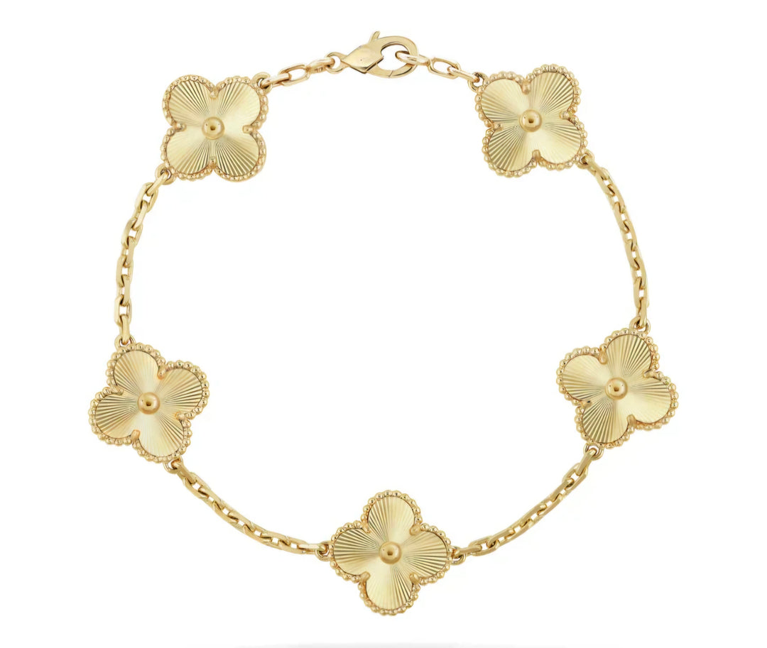 Clover - Gold Tone (choose either Earrings, Necklace or Bracelet)