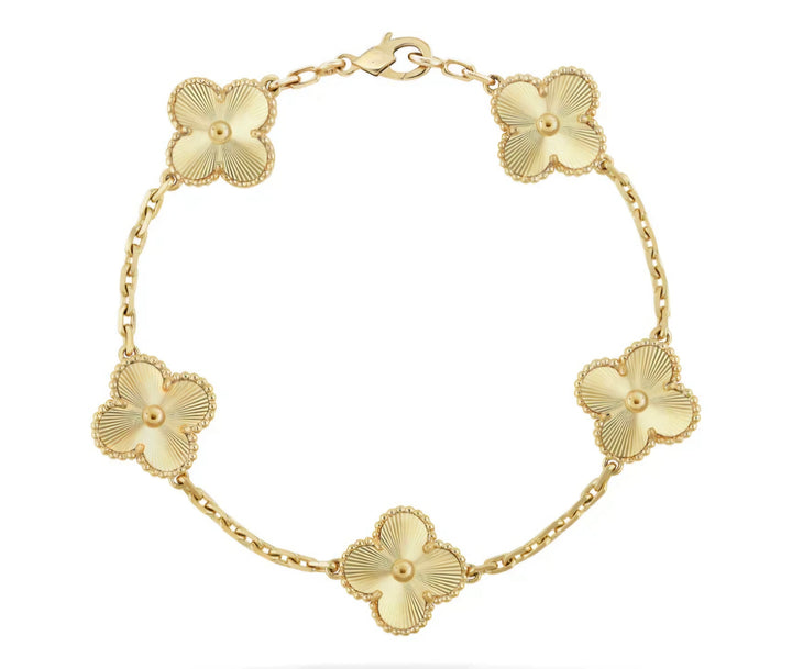 Clover - Gold Tone (choose either Earrings, Necklace or Bracelet)