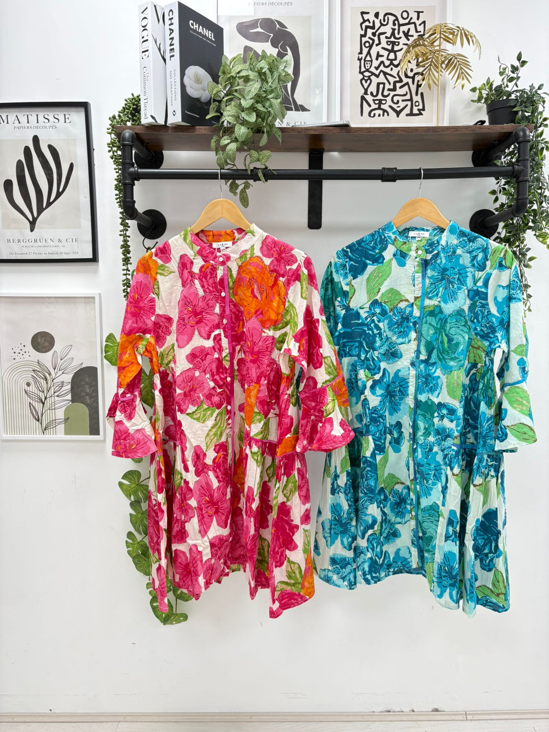 Poppy Beaded Smock Dress (choose your Colour & Size)