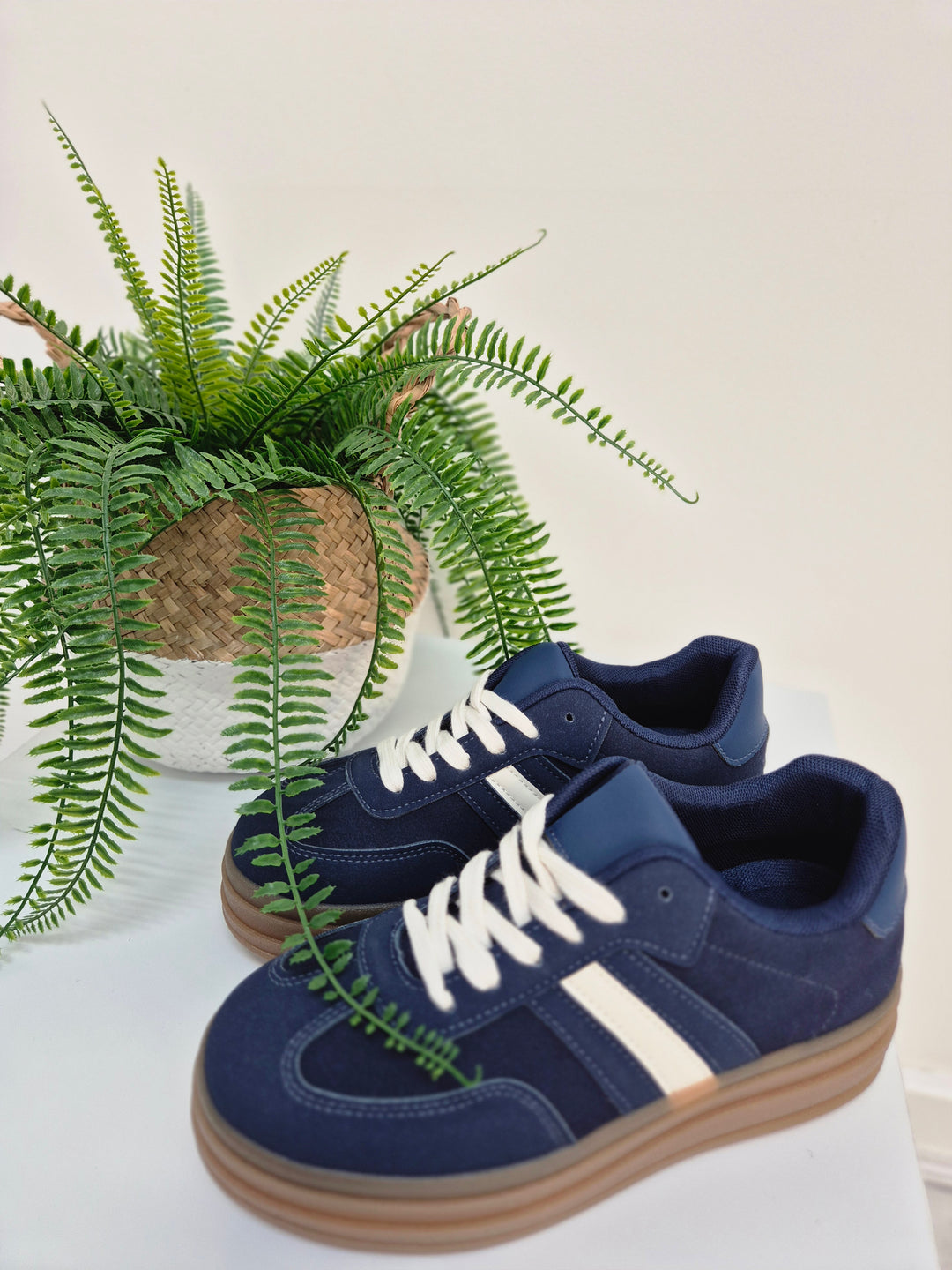 Dakota Chunky Trainers - Blue (choose your Size)
