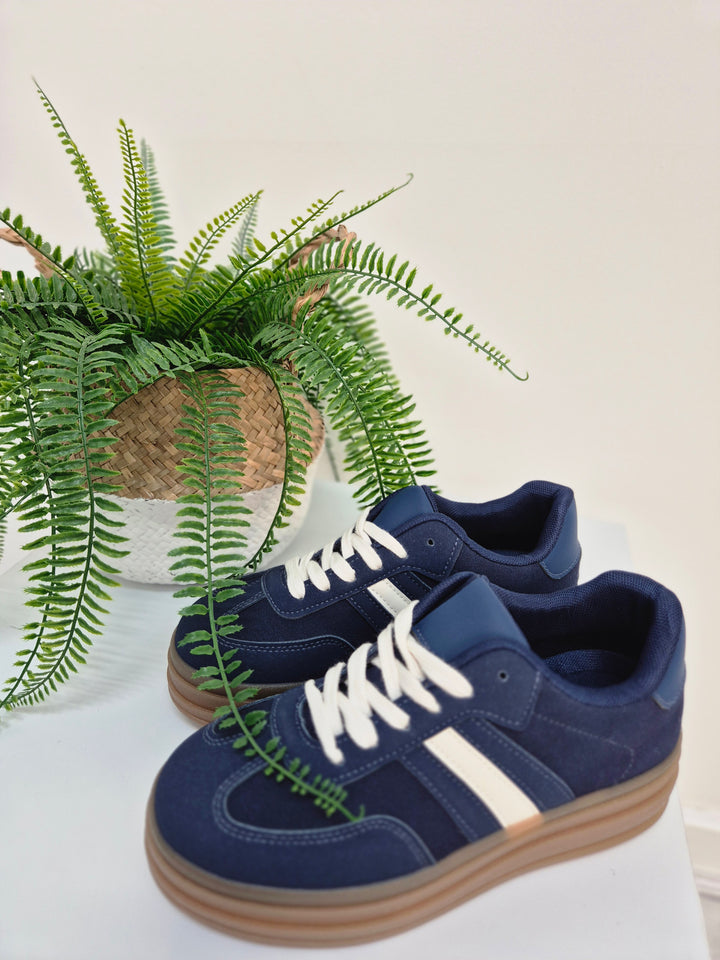 Dakota Chunky Trainers - Blue (choose your Size)
