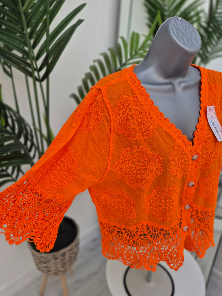 Florence Lace Top - (choose your Colour)