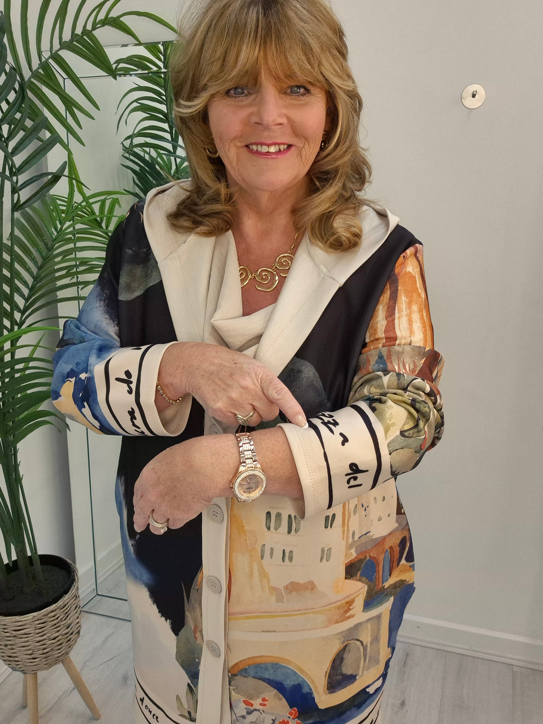 Amalfi Hoodie Cardigan - (choose your Colour) - Loose Fit