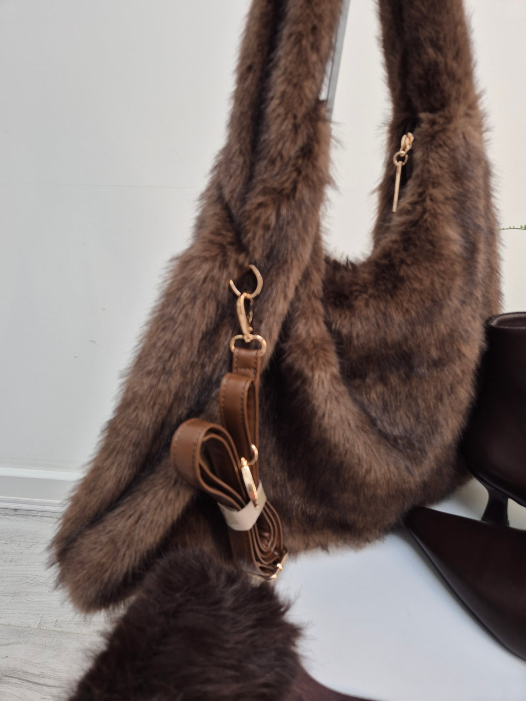 Oslo Hobo Bag - Chocolate (Large Size)