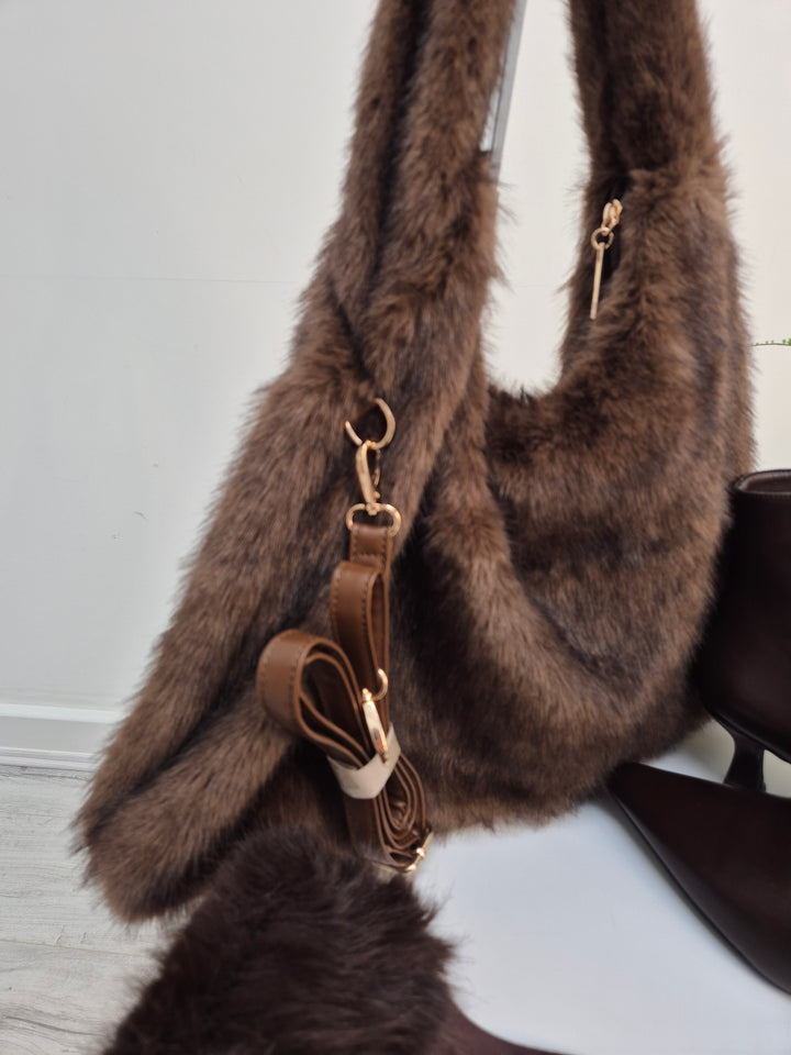 Oslo Hobo Bag - Chocolate (Large Size)