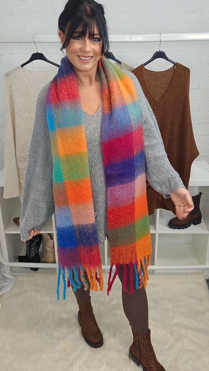 Hampton Slouchy Jumper with Pocket - (choose your Colour)