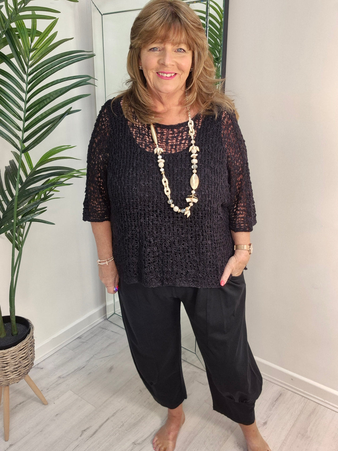 Poppy Popcorn Top - (choose your Colour) - Oversized