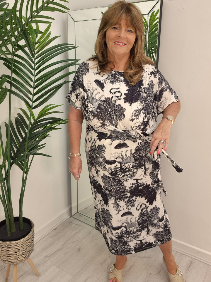 Jungle Tie Dress - (choose your Colour)