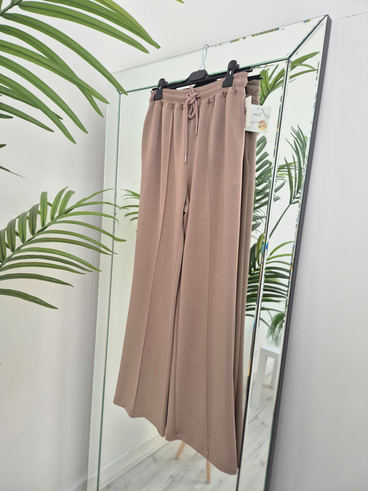 Amelia Wide Leg Pants with Seaming down the Front (choose your Colour & Size)