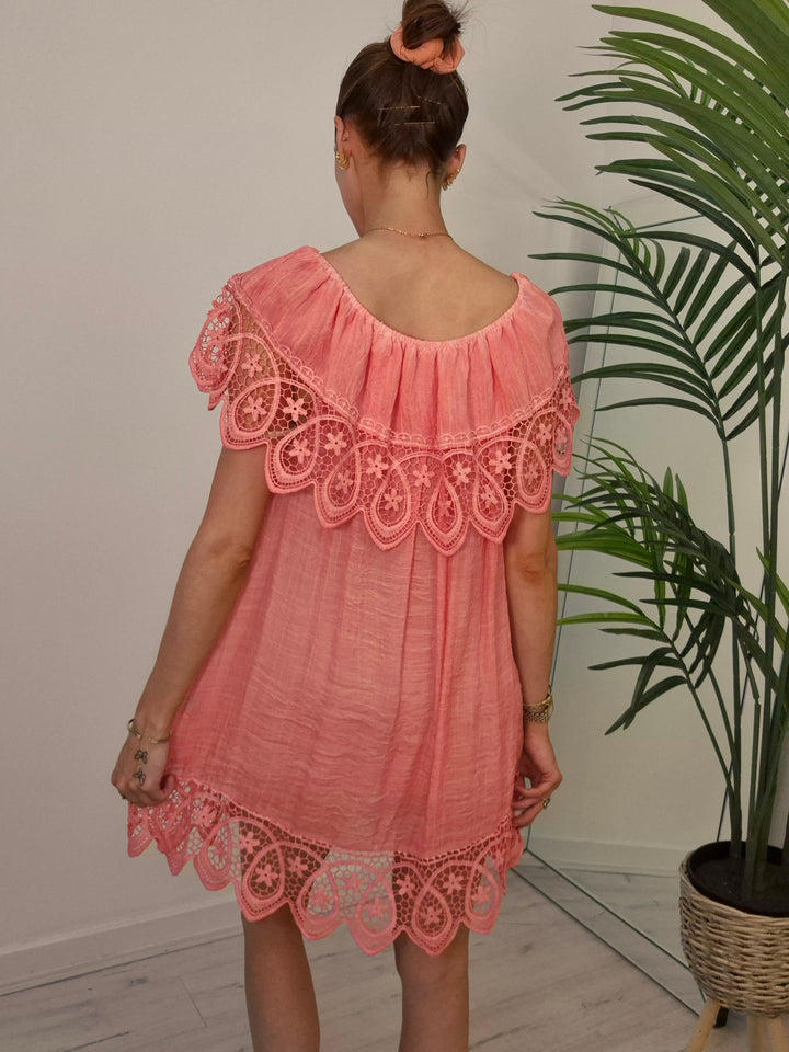 Florence Bardot Beach Dress (choose your Colour)