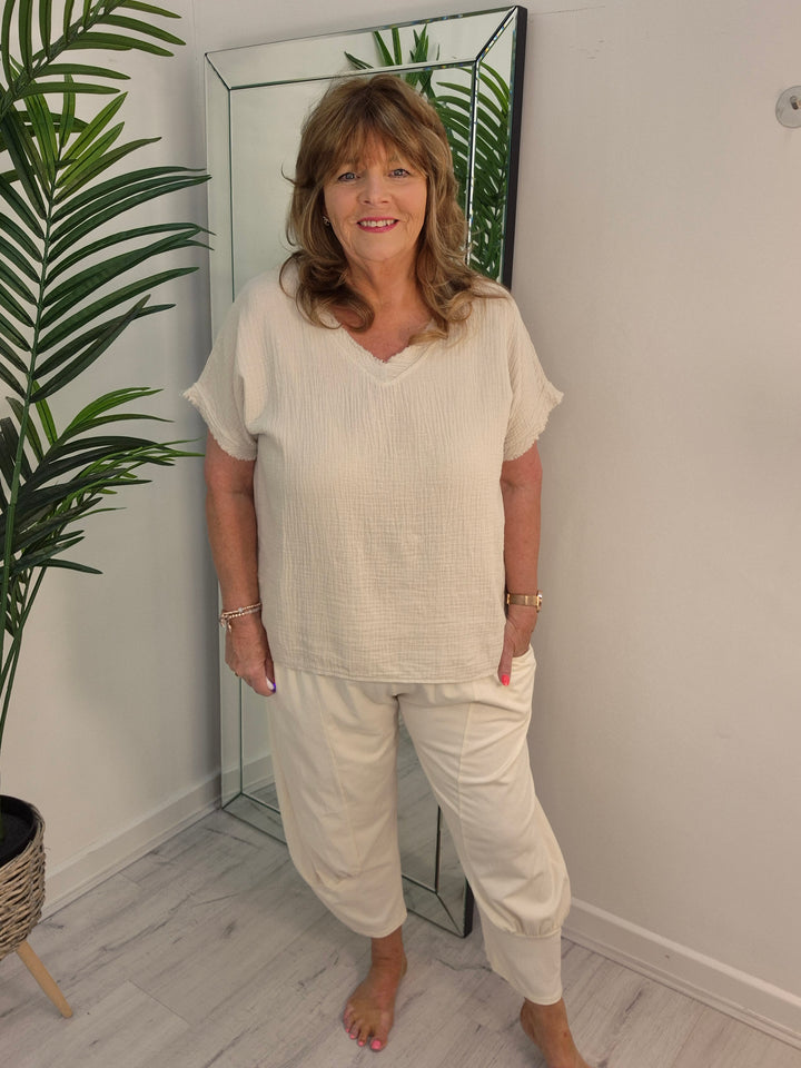 Kizzy Cocoon Pants - (choose your Colour) (Curvy)