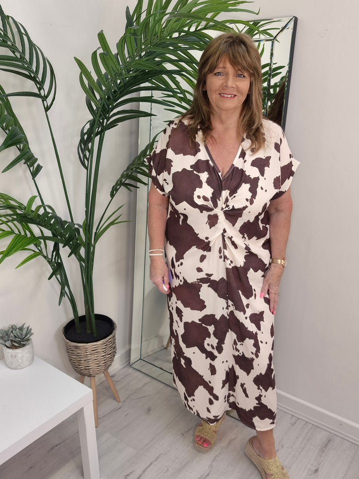 Maisy Moo Knot Dress - (choose your Colour)