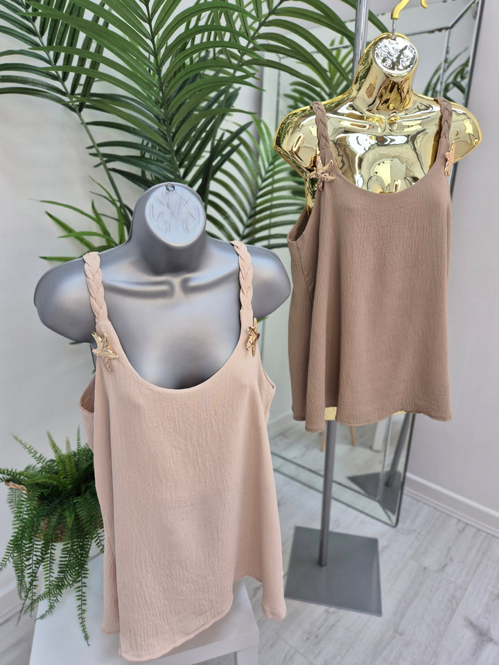 Starfish Plaited Top (choose your Colour)