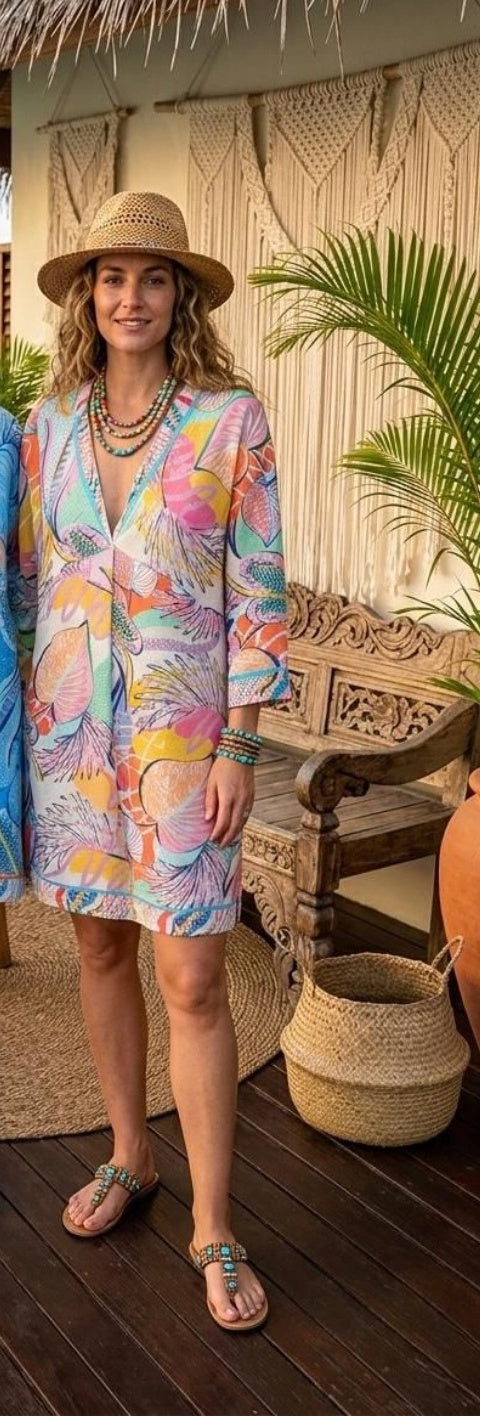 Beach to Bar Dress - (choose your Colour) (One Size, fits from Size 8/10 up to Size 14/Small Size 16)