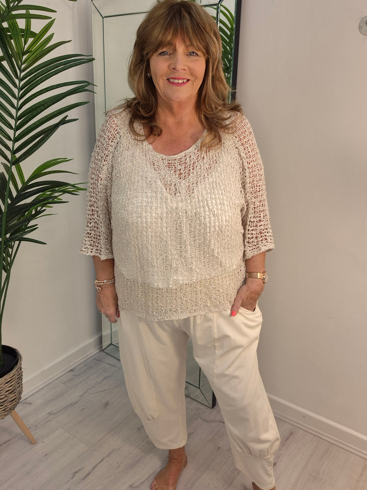 Kizzy Cocoon Pants - (choose your Colour) (Curvy)