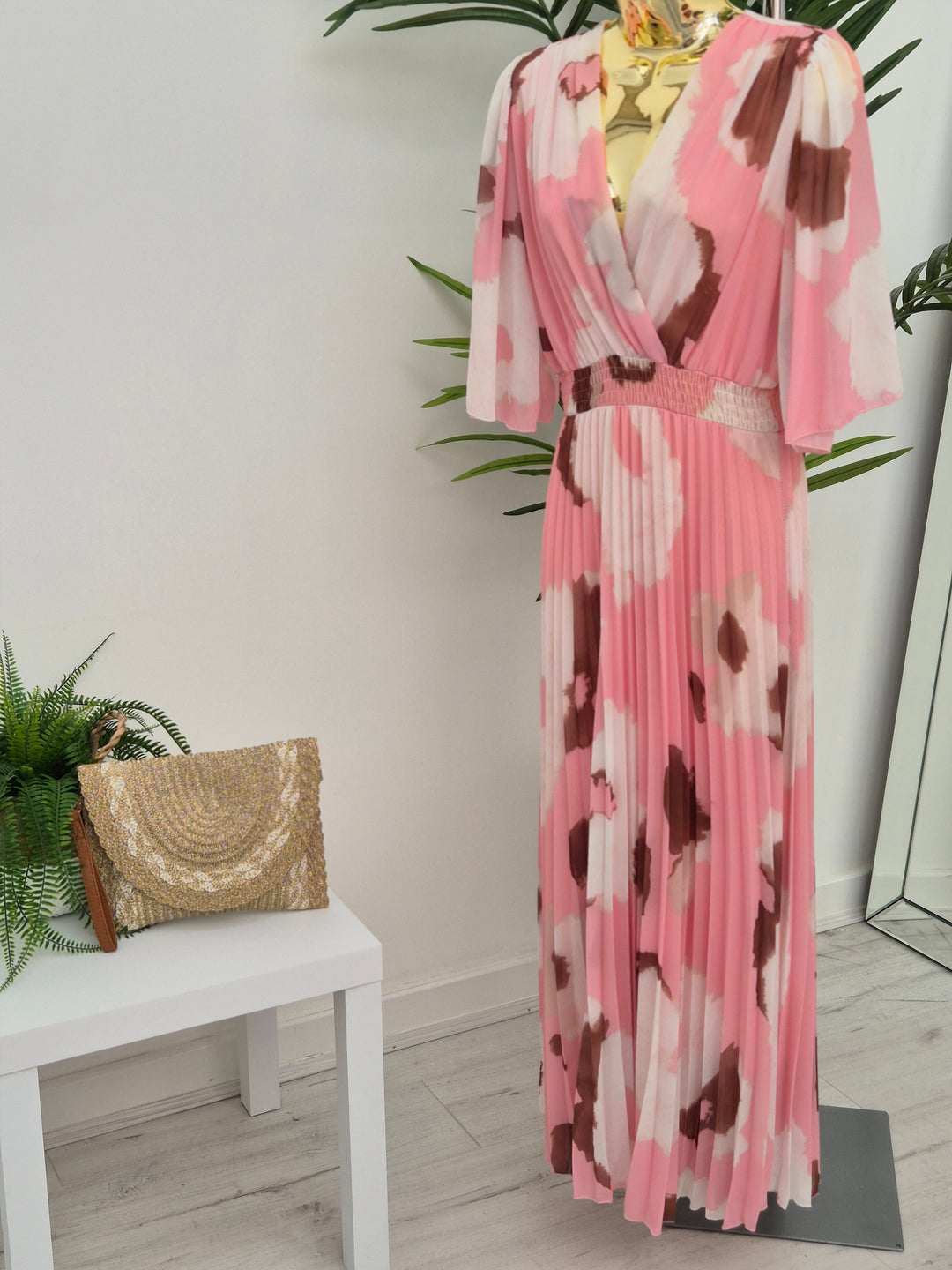 Maisy Moo Pleated Wrap Dress - (choose your Colour) - (One Size fits up to Size 16)