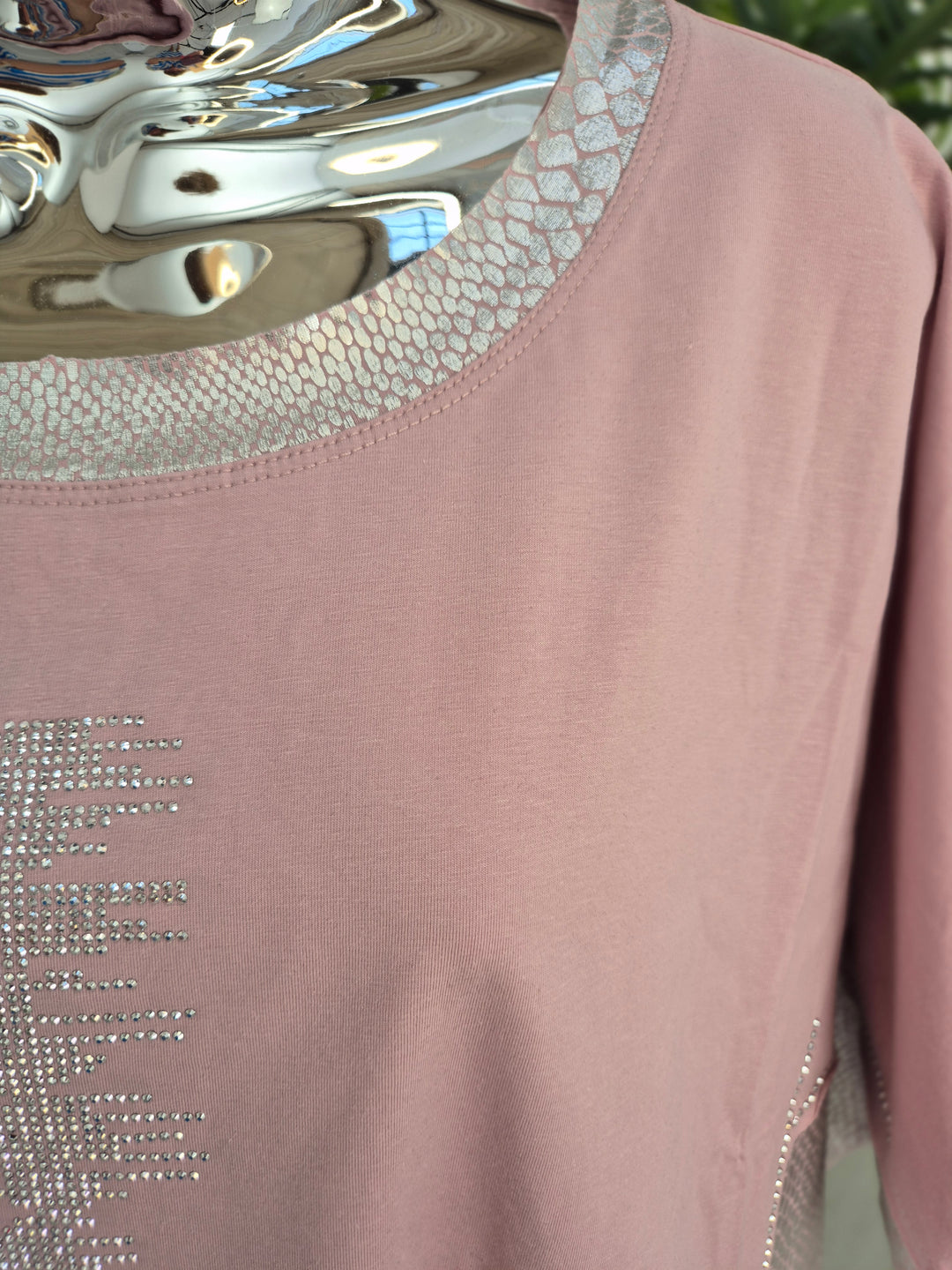 Crystal Tie Fronted Top - (choose your Colour) - Curvy)