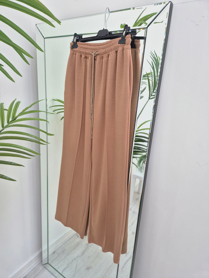 Amelia Wide Leg Pants with Seaming down the Front (choose your Colour & Size)