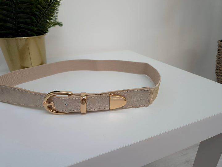 Stretchy Belt (Gold Tone) - (choose your Colour/Style)