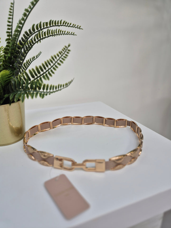 Stretchy Belt (Gold Tone) - (choose your Colour/Style)