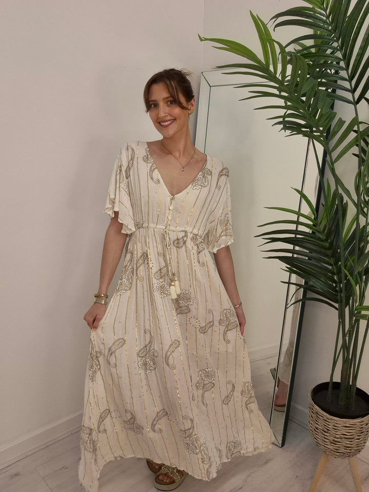Bali Midi/Maxi Dress - Ivory