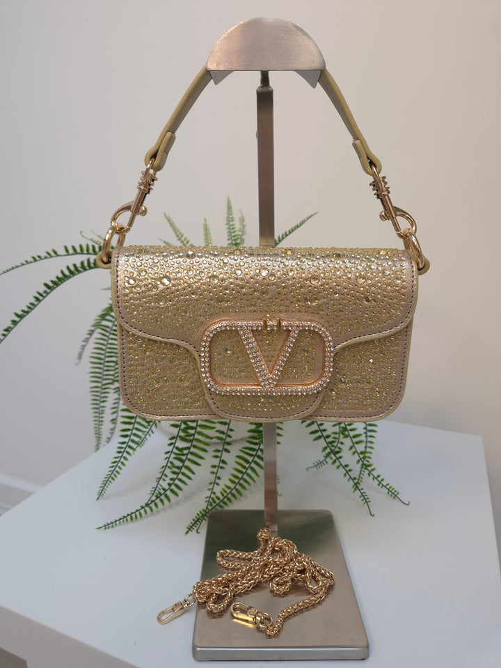 Crystal Bag - Gold