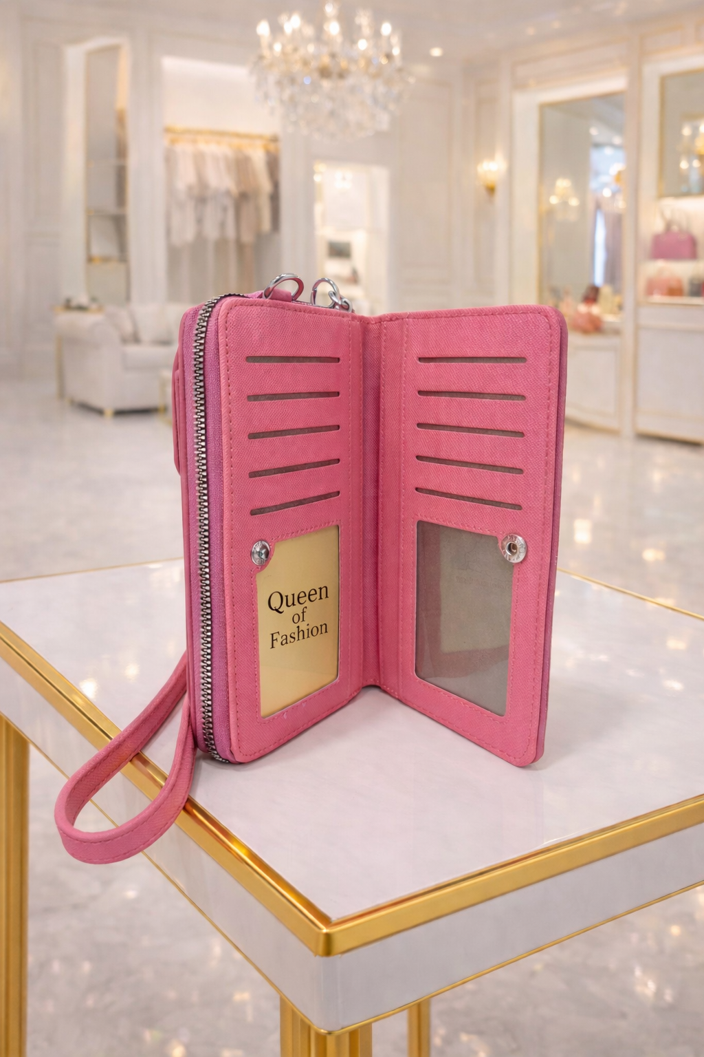 Kensington Phone Purse Bag - Hot Pink (3 in 1)